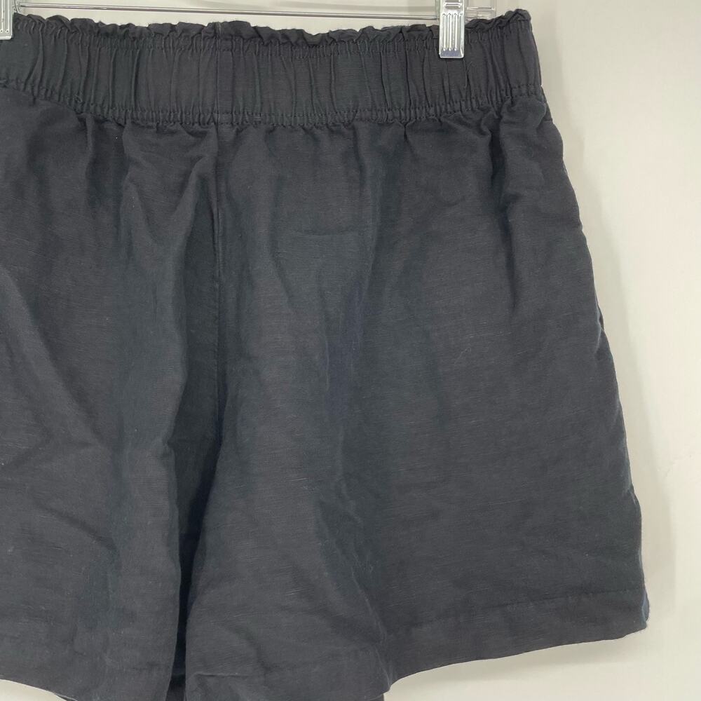 H&M High Rise Linen Blend Short Size Large - Picture 3 of 7